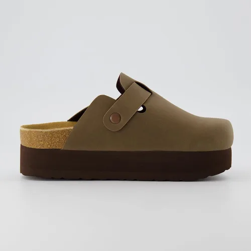 Vista 4 de CUSHIONAIRE Women's Loom Cork Footbed Platform Clog with +Comfort, Wide Widths Available