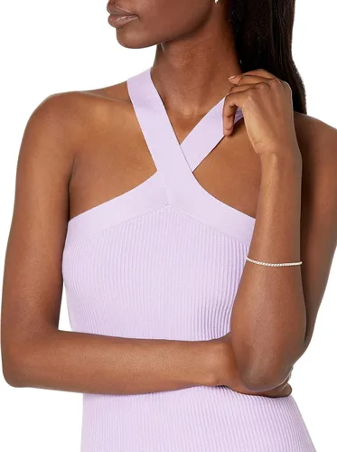 Vista 3 de The Drop Vestido tipo suéter midi estilo halter Brunia para mujer