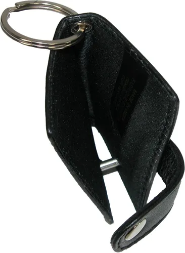 Vista 2 de CTM Cartera de cuero para llavero con tarjeta de escaneo (paquete de 3)