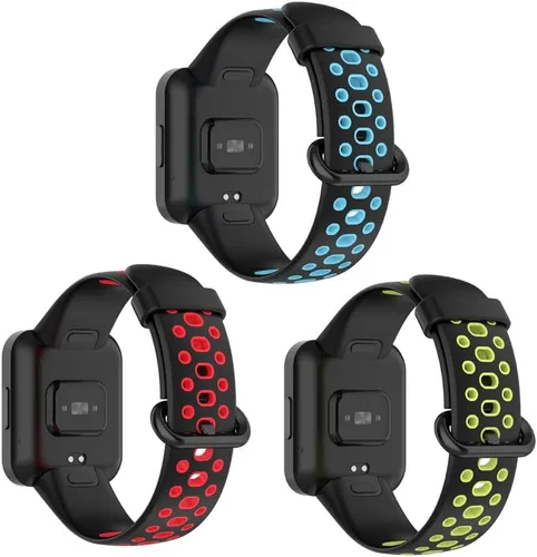 Vista 18 de Senter Correa de repuesto deportiva de silicona suave para reloj inteligente Redmi Watch 2 Lite 10 pzas