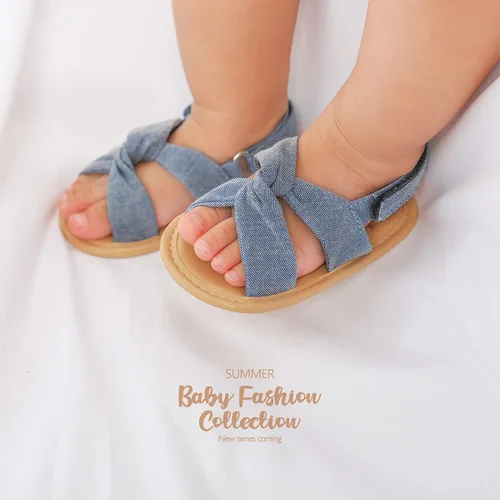 Vista 25 de Sandalias de verano para bebés, niñas y niños, unisex, antideslizantes, suela suave, transpirable, para primeros pasos, zapatos de playa al aire