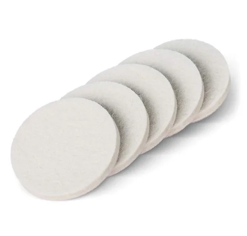 Vista 3 de Almohadillas de pulido de fieltro de lana de 1 pulgada Rueda de pulido para coche Vidrio Plástico Metal piedra-10pcs/set