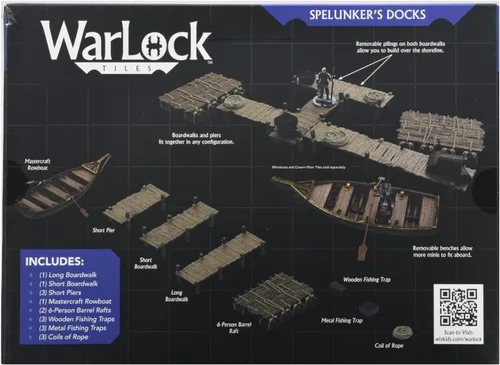 Vista 3 de Warlock Tiles: Accesorio – Muelles de Spelunker's