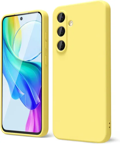 Vista 446 de oakxco Funda para teléfono Samsung Galaxy S8 de silicona líquida, delgada y fina de gel de goma suave TPU cubierta protectora simple llana