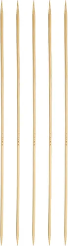 Vista 32 de Harfington - 5 piezas de agujas de tejer de bambú de doble punta, tamaño US 1 (2.25 mm), carbonizadas, 7.9 pulgadas (20 cm) rectas para tejer a