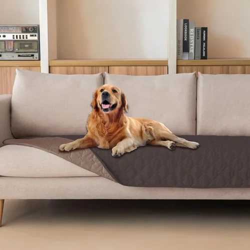 Vista 22 de gogobunny Manta para mascotas 3 veces más resistente, impermeable y a prueba de arañazos; protector de muebles reversible para perros y gatos, funda