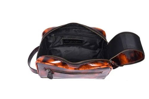 Vista 3 de Neceser de viaje de cuero premium de 10 pulgadas con forro impermeable Kit Dopp vintage hecho a mano tamaño King por Aaron Leather Goods