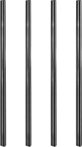 Vista 9 de uxcell 16 popotes de metal reutilizables, 8.5 pulgadas, con forma de corazón, popote de acero inoxidable para beber batido, bebidas frías, bebidas