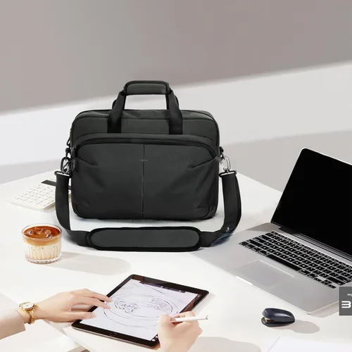 Vista 5 de VEAGIA Bolsa de mensajero Bolso para portátil Maletín Sistema Molle Estilo táctico Correa de hombro desmontable Bolsas de hombro
