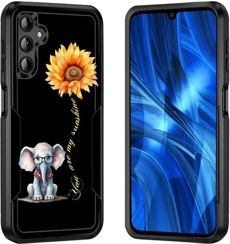 Vista 195 de para Galaxy A15 5G - Funda, [Prueba de caída de grado militar] Funda protectora resistente a golpes de uso pesado y resistente para Samsung Galaxy