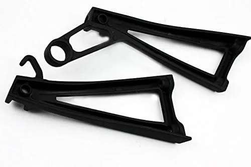Vista 4 de MT390-009 - Estriberas de pie de pasajero color negro compatible con Yzf R6 R6S 2003-2006 2007 2008 2009 2010