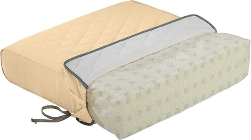Vista 8 de Classic Accessories Montlake - Cojín de asiento acolchado rectangular resistente al agua de 21 x 19 x 3 pulgadas, para muebles de patio, manzanilla