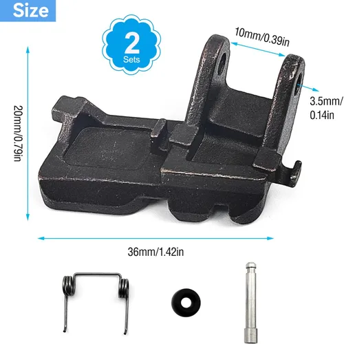 Vista 2 de 2 piezas de clavador 883-901 alimentador y 877-761 resortes, NV45AB2 piezas de bobina, repuesto de pistola de techo compatible con NV45AB NV45AB2