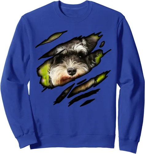 Vista 4 de Schnauzer Dog in me design, Dogdesign, sudadera para perros pedigrí, Negro