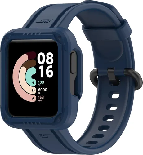 Vista 5 de TenCloud Bandas compatibles con Mi Redmi Watch 2 Lite Correa de pulsera con carcasa resistente para Mi Redmi Watch 2 Lite Band