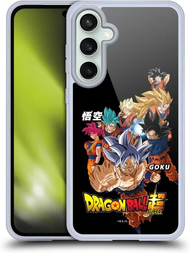 Vista 153 de Head Case Designs Funda de gel con licencia oficial de Dragon Ball Super Group Future Trunks Arc Characters [protección de grado militar] compatible