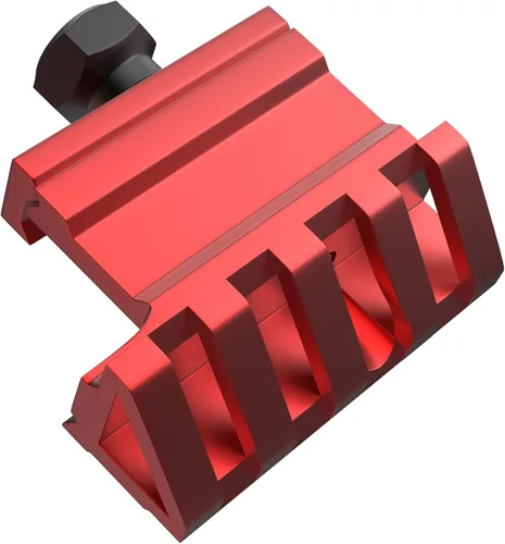 Vista 10 de 45 grados Offset Mount 4 ranuras Picatinny Weaver Rail Mounts para linterna láser mira óptica (MT45)