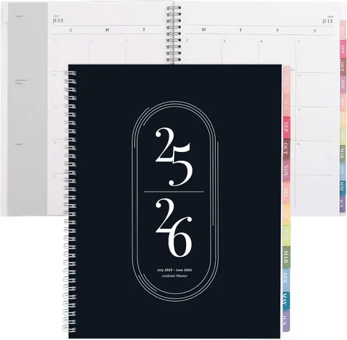 Vista 20 de Rileys - Agenda académica 2026-2027, agenda diaria, semanal y mensual, julio de 2026 a junio de 2027, páginas de notas para estudiantes