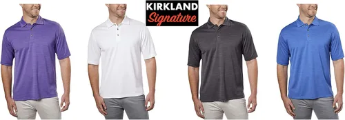 Vista 3 de Kirkland Signature Performance - Polo de golf activo para hombre que absorbe la humedad