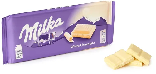 Vista 4 de Milka Bubbly Chocolate Blanco, 95g/3.35oz (PACK DE 5)