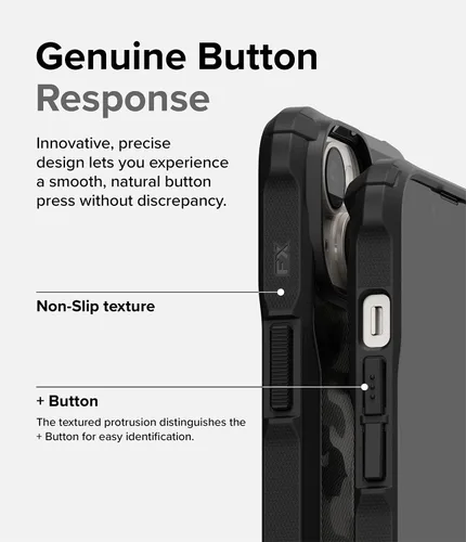 Vista 8 de Ringke - Funda para iPhone 14 Plus [Fusion-X Camo Negro] Parachoques aumentados, agarre cómodo, antideslizante, resistente, cubierta protectora a