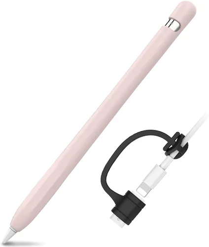 Vista 16 de AhaStyle Funda protectora de silicona antideslizante [kit de correas de adaptador de cable añadido] compatible con iPad Pencil de 1ª