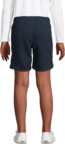 Vista 2 de Lands' End Pantalones cortos de malla para uniforme escolar para niñas