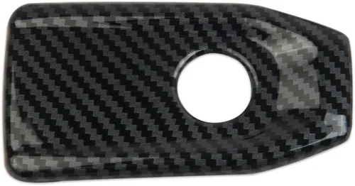 Vista 3 de crosselec Cubierta de interruptor de mango de guantera de fibra de carbono para Jeep Grand Cherokee L 2021-2024 para Grand Cherokee 2022-2024