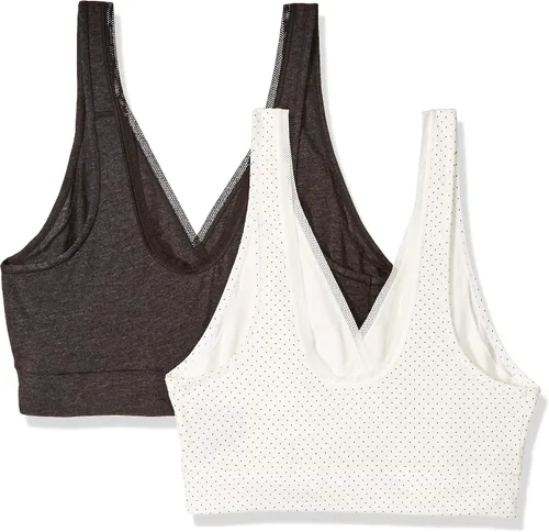 Vista 2 de Brasier para lactancia, para dormir para mujer (2 unidades) de Playtex , brasier de lactancia, paquete de 2, XL