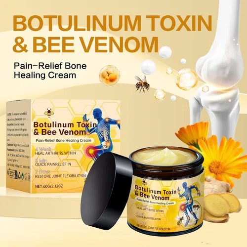 Vista 3 de 2 unidades de crema de gel para articulaciones de veneno de abeja, crema avanzada para articulaciones y huesos, gel profesional avanzado de veneno