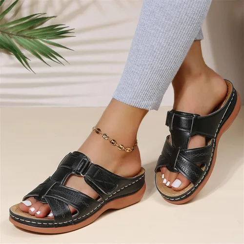 Vista 3 de Ladmiple - Sandalias ortopédicas de verano para mujer con soporte de arco para fascitis plantar
