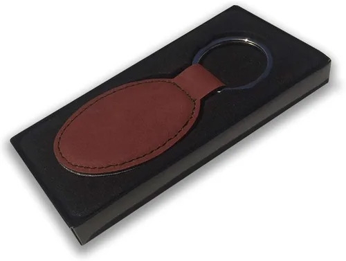Vista 3 de LaserGram Llavero ovalado, mayorette, grabado personalizado incluido, M