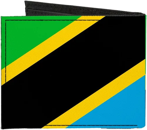 Vista 2 de buckle-down lona portafoliosRepública de bandera de Tanzania unidos accesorio