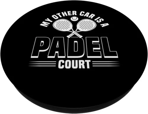 Vista 2 de My Other Car is A Padel Racquet Paddle PopSockets Adhesive PopGrip