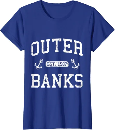 Vista 8 de Out-Banks NC North Carolina - Camiseta