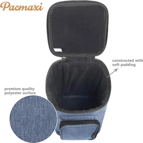 Vista 5 de PACMAXI Bolsa de transporte para irrigador dental Waterpik, bolsa de almacenamiento portátil para irrigador dental y accesorios adecuados para Azul