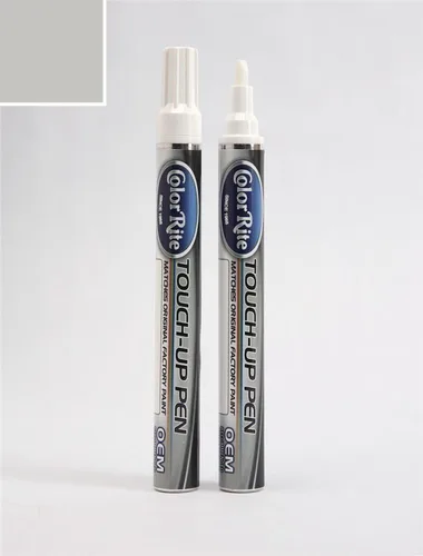 Vista 42 de Aerosol para pintura de retoque automotriz Dodge Stratus - Capa transparente metálica de acero plateado A4/DA4 - Paquete todo incluido