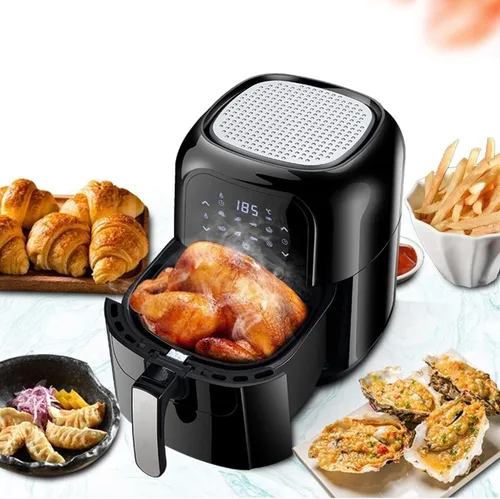 Vista 3 de Freidora de aire para horno, freidora de aire digital multifuncional, freidora de aire saludable sin aceite, cesta antiadherente, deshidratador