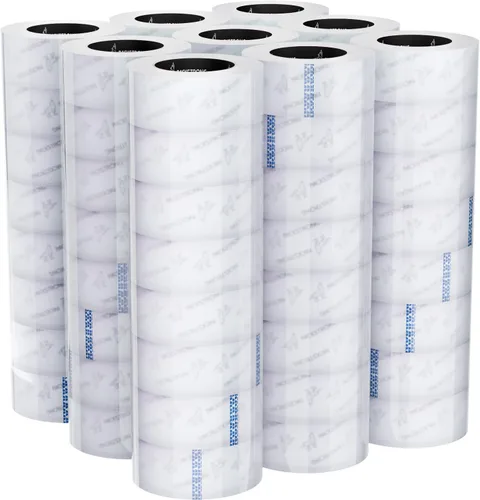 Vista 16 de Packstrong - Cinta de embalaje transparente de grado industrial 12 rollos - 110 yardas por rollo - 2" de ancho x 2 mil de grosor, cinta adhesiva