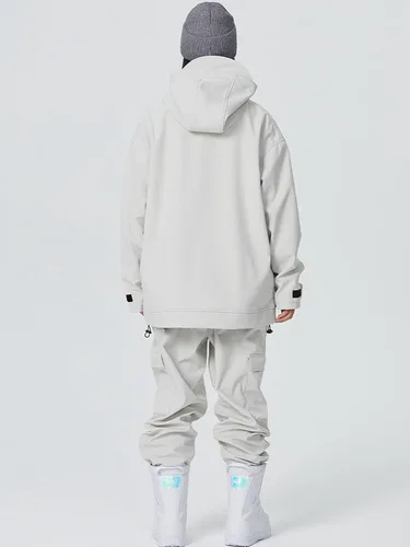 Vista 17 de RIUIYELE Traje de esquí para mujer, chaqueta y pantalones de snowboard para deportes al aire libre, traje de nieve con aislamiento impermeable