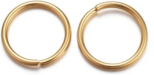 Vista 31 de HDSupplies 100 piezas - 4mm de argollas de acero inoxidable 304 de tono negro - Calibre 22 (espesor de 0.6mm)