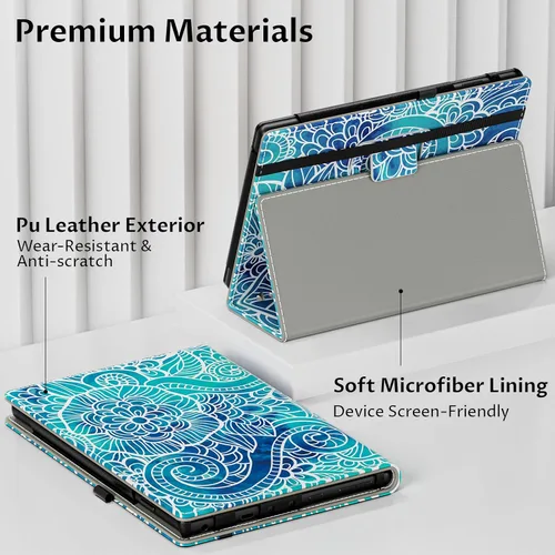 Vista 7 de VORI Funda para tableta Amazon Kindle Fire HD 10 (13ª/11ª generación 2023/2021) y Fire HD 10 Plus – Funda plegable delgada con función