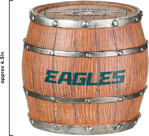 Vista 137 de FOCO NFL Team Logo 5-Pack Barrel Beverage Drink Coaster Set
