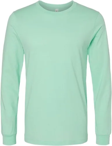 Vista 41 de Canvas Filmore 3501 - Camiseta de 4.2 onzas para hombre manga larga (1) Ceniza + (1) Jaspeado atlético