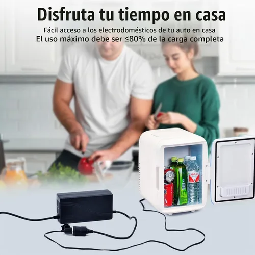 Vista 7 de Convertidor de CA a CC, JRing 110-220V a 12V 20A 240W Adaptador de corriente para encendedor de cigarrillos de coche, refrigerador de coche