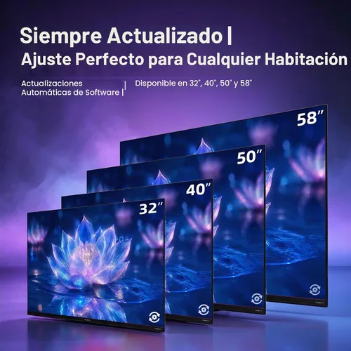 Vista 8 de HORION Roku TV 58 pulgadas 4K UHD con Quantum Dot Color Smart QLED
