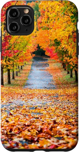Vista 12 de iPhone 11 Otoño Hojas - Hermoso estuche de arboles