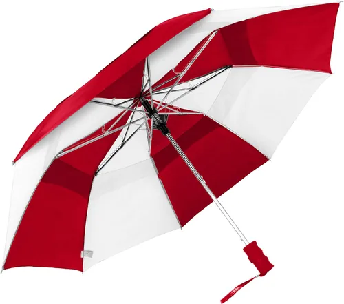 Vista 2 de STROMBERGBRAND UMBRELLAS Paraguas ventilado a prueba de viento, compacto, pequeño, resistente, con ventilación de viento abierta automática