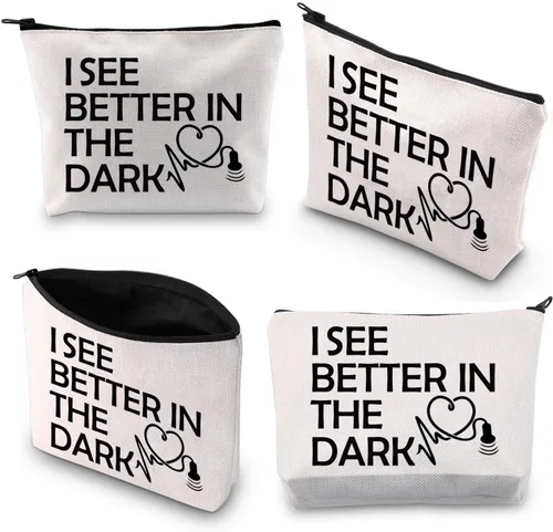 Vista 7 de BDPWSS Bolsa de maquillaje para ecografía, regalo para radiólogo, para ecografía, veo mejor en la oscuridad, regalo para técnico de ultrasonido, Ver