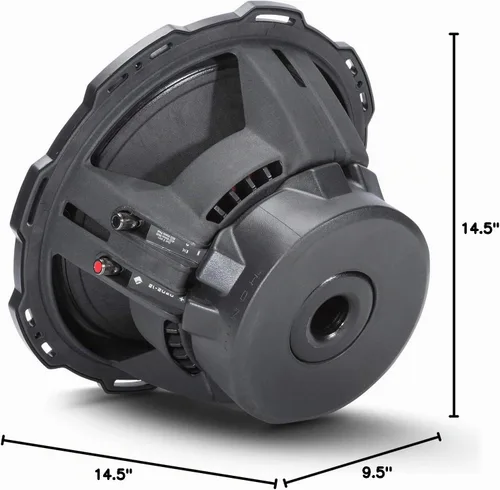 Vista 9 de Rockford Fosgate P2D4-12 Punch P2 DVC 4 Ohm 12-Inch 400 Watts RMS 800 Watts Peak Subwoofer Negro
